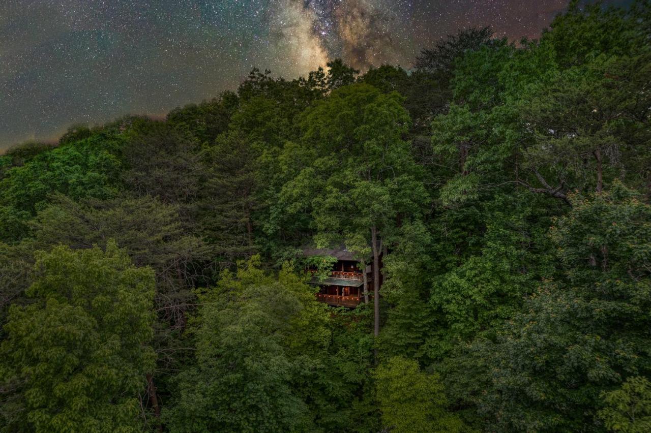 Secluded Sunrise Ridge-10 Min From Blue Ridge, King Beds, Hot Tub, 2 Porches, Fireplace Wood Burning, Mountain View, Cozy Kültér fotó