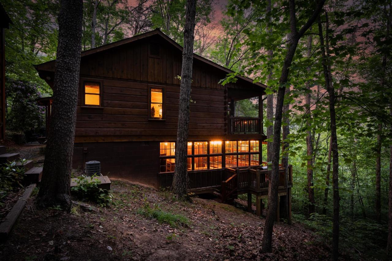 Secluded Sunrise Ridge-10 Min From Blue Ridge, King Beds, Hot Tub, 2 Porches, Fireplace Wood Burning, Mountain View, Cozy Kültér fotó